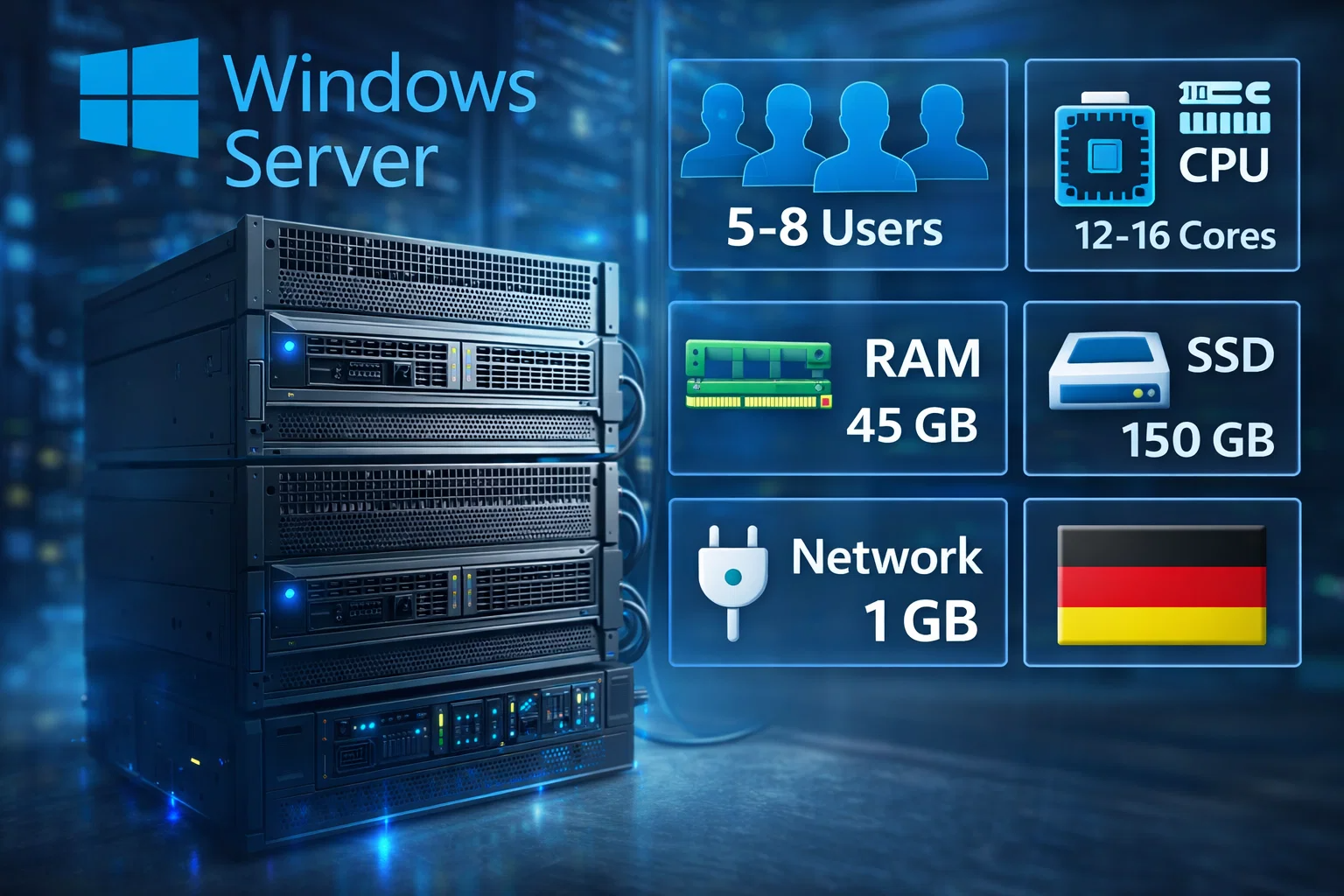 Windows Server 5-8 - Germany