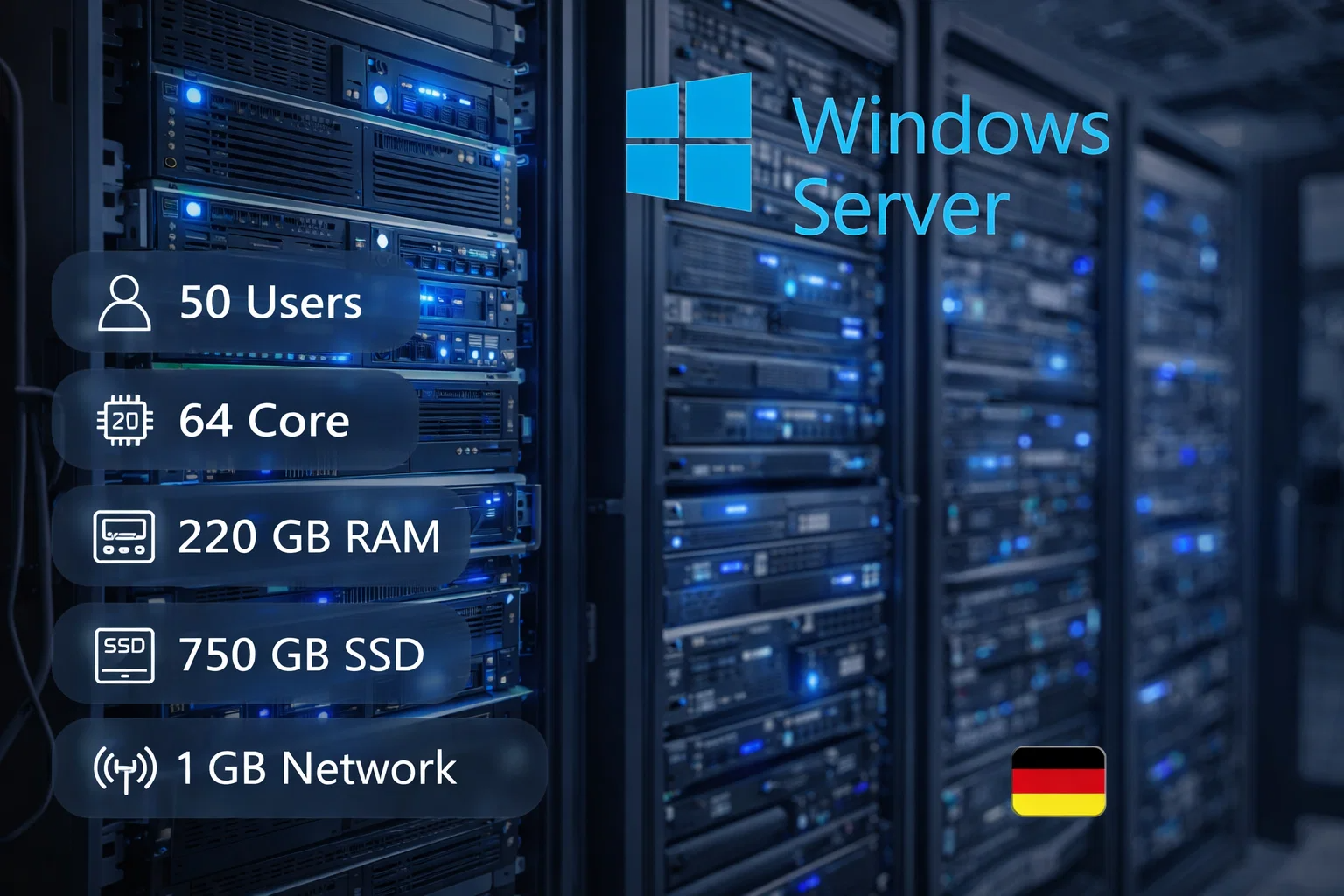 Windows Server 50 - Germany